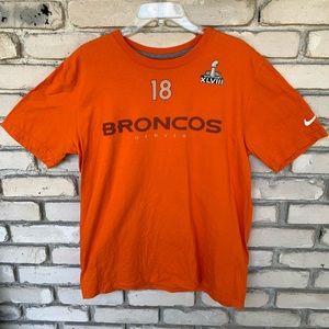 Nike Denver Broncos Manning super bowl XLVIII shirt